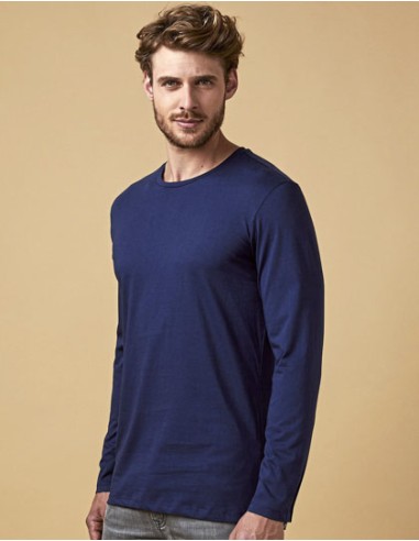 XOB-1465-Mens Roundneck T-Shirt Long Sleeve